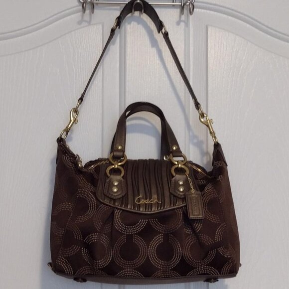 Coach Ashley Satchel Convertible Shoulder Bag - Picture 6 of 16